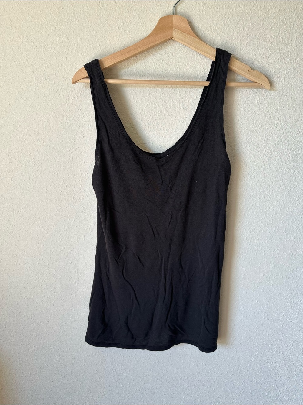 The Row Black Scoop Neck Tank
